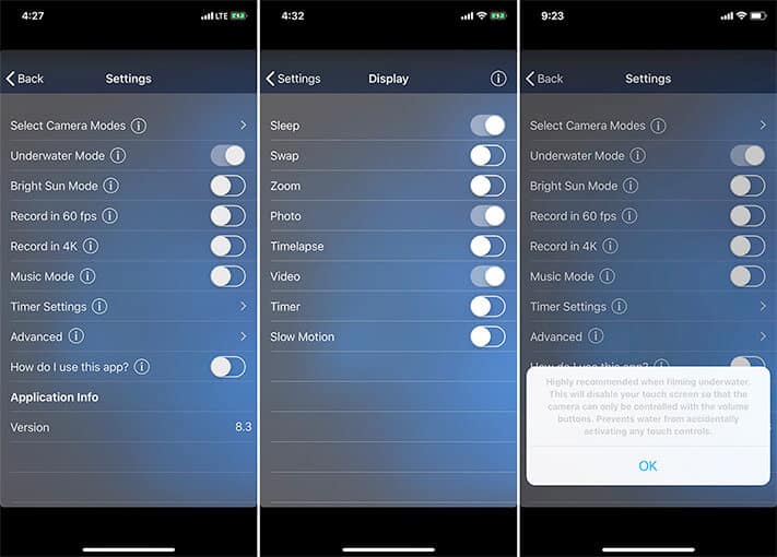 Use ProShotCase App to Record in 60 FPS Record in 4k Timer Mode Time lapse and Slow motion