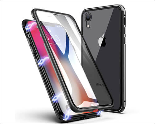 ZHIKE Magnetic Metal Frame Case for iPhone XR