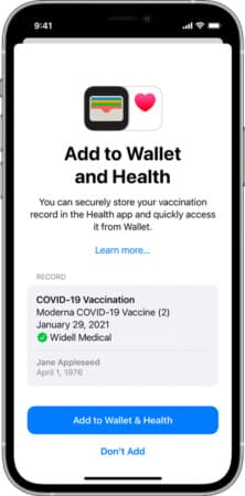How to add COVID 19 vaccination card to Apple Wallet - 92