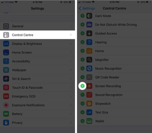 Add Screen Recording To Control Center On Iphone 513x450 1