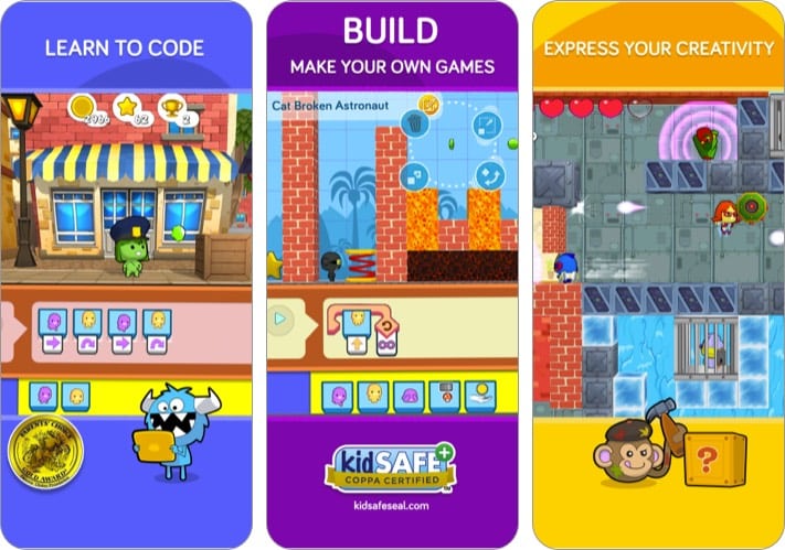 codeSpark Academy iPhone and iPad for kindergarten