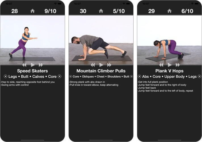 daily cardio workout - trainer iphone and ipad stretching app screenshot