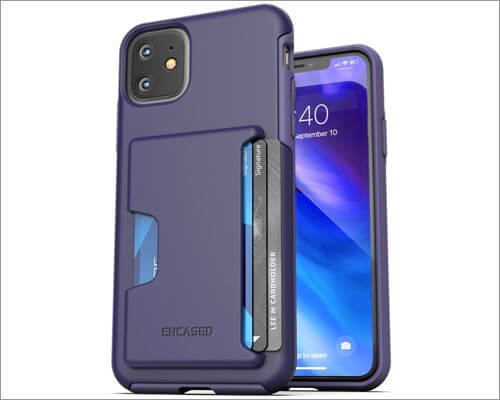 encased iphone 11 case with card holder