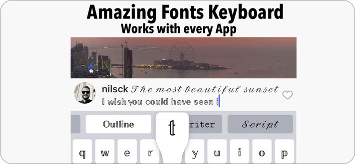 Fonts iPhone App Screenshot