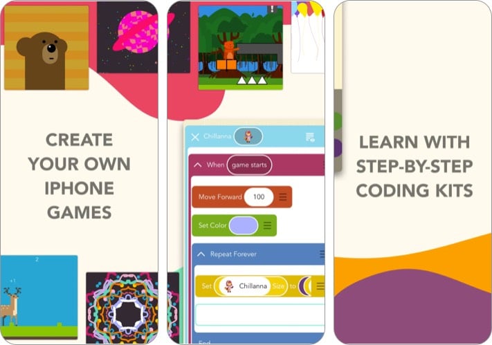 Hopscotch best iPhone coding app for middle school