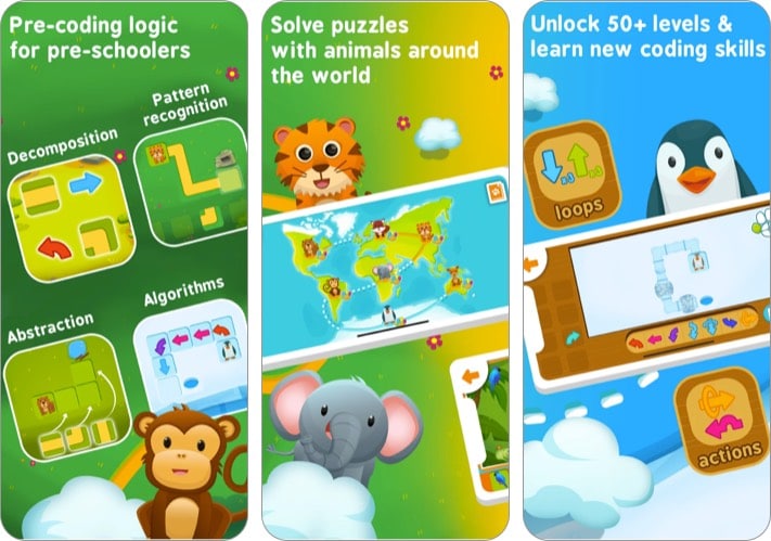 Hopster Coding Safari for Kids iPhone and iPad app