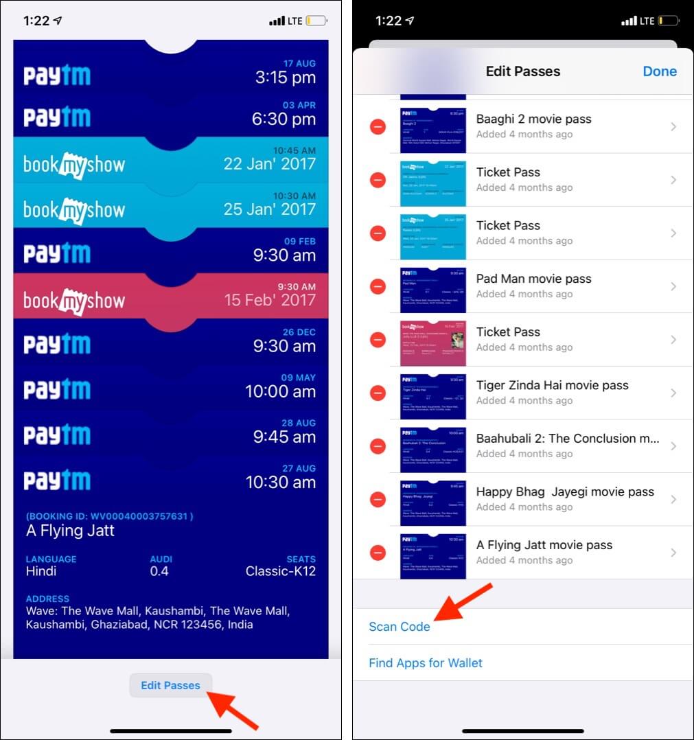 How to scan QR codes with Wallet app on iPhone