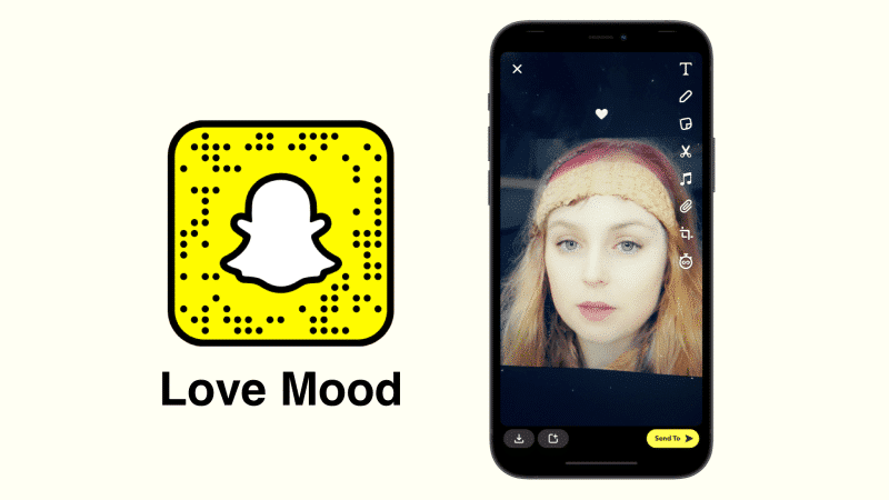 love mood Snapchat filter