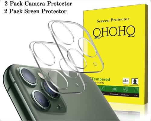 qhohq camera lens protector for iphone 11 pro and 11 pro max