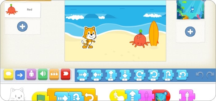 ScratchJr best iPad open world coding app for kids