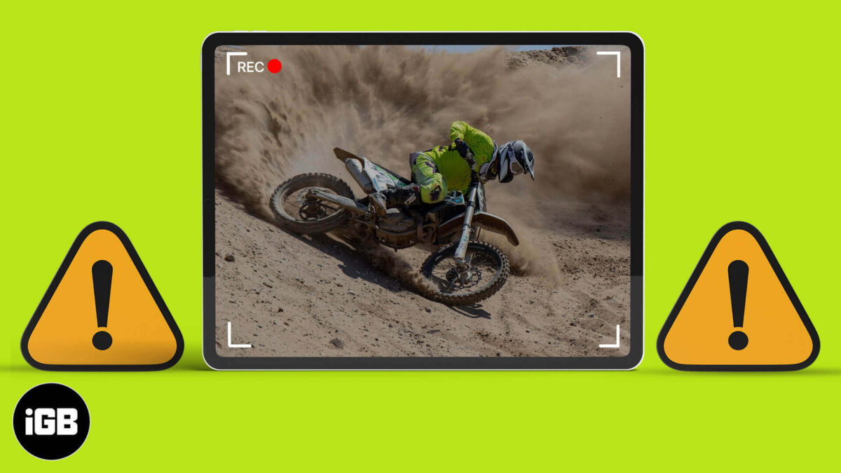 Screen recording not working on iphone or ipad