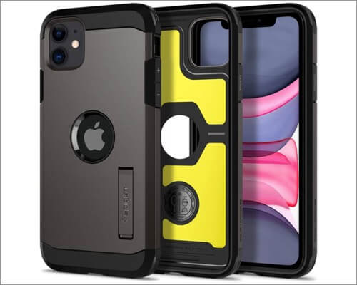 spigen tough armor kickstand case for iphone 11