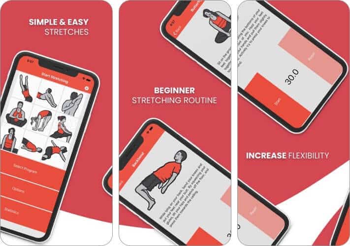 start stretching iphone and ipad app screenshot