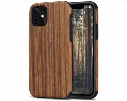 tendlin wood grain case for iphone 11