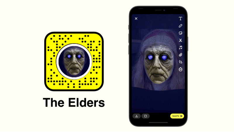 The elders Snapchat filter