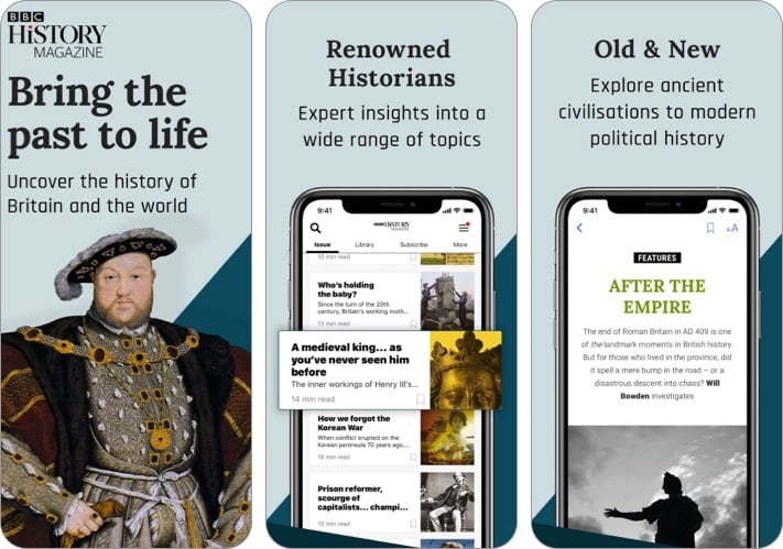 BBC History Magazine iPhone and iPad app