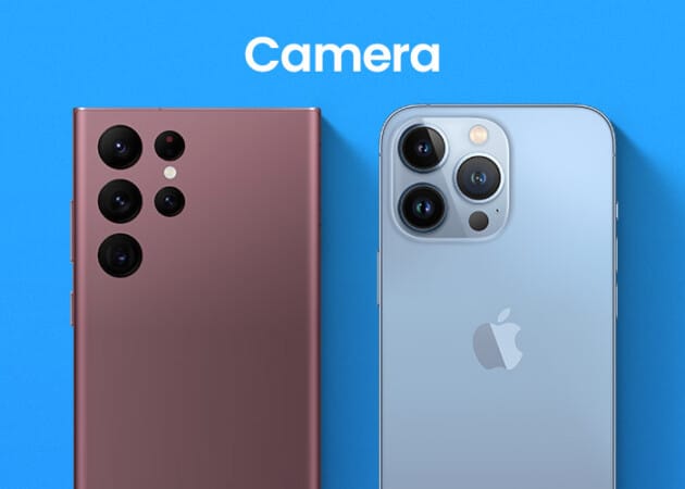 Camera comparison of S22 Ultra and iPhone 13 Pro Max