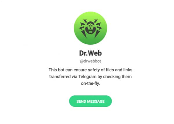 Dr. Web Telegram бот