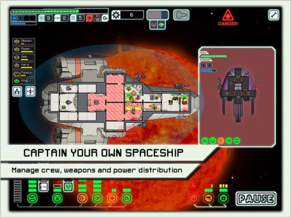 FTL- Faster Than Light console and PC game ported to iOS