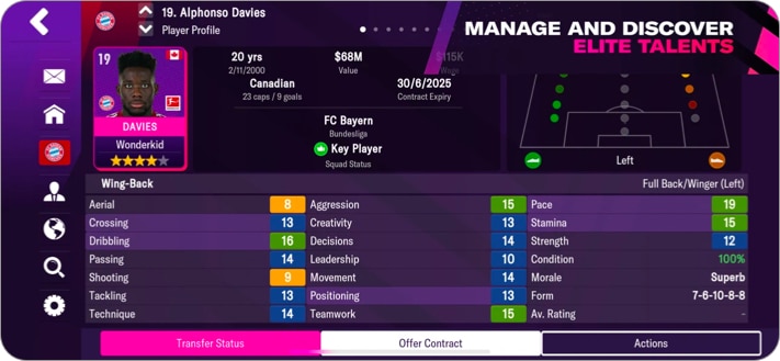 Football Manager 2022 Mobile console game ported to iPhone