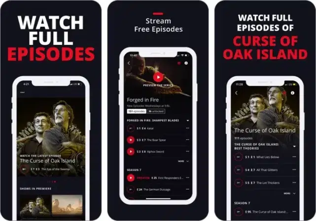 History TV iPhone App to learn history