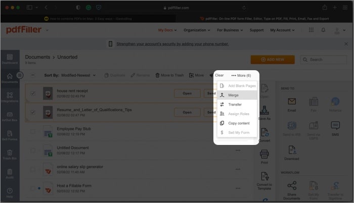 Merge pdfs on mac using pdffiller Merge PDFs on Mac using pdfFiller