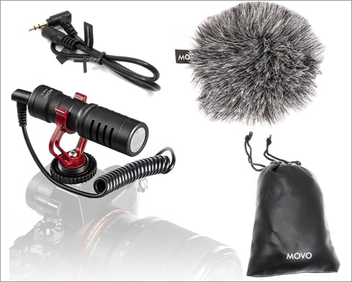 Movo VRX10 Universal Video Microphone for iPhone