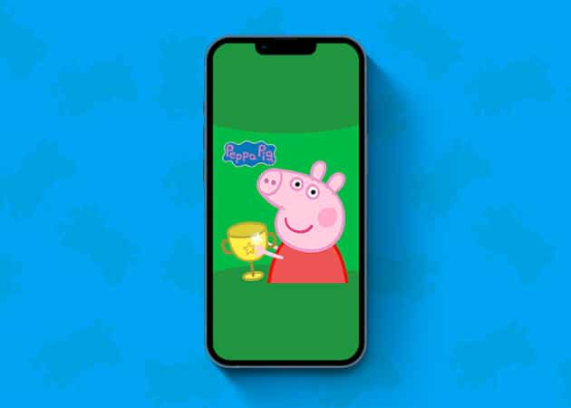 Peppa Pig background for iPhone