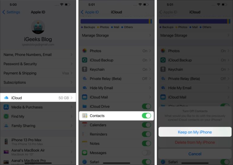 iPhone Contacts not syncing with iCloud? 6 Ways to fix it iGeeksBlog