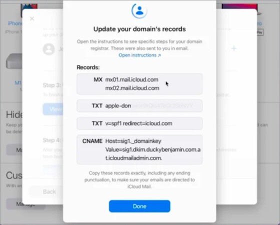 How to use custom email domains with  iCloud  Mail - 39