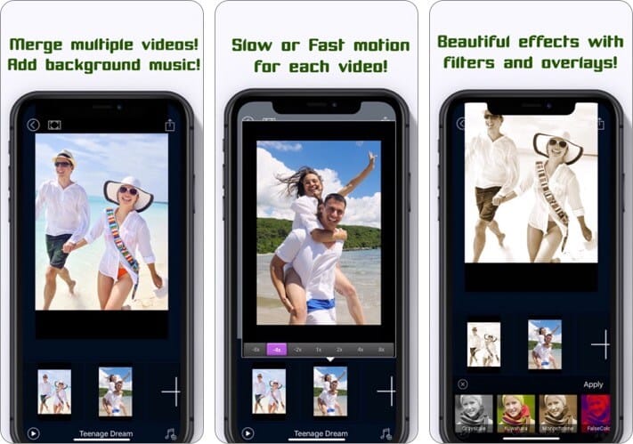 Video Joiner iPhone and iPad App Screenshot
