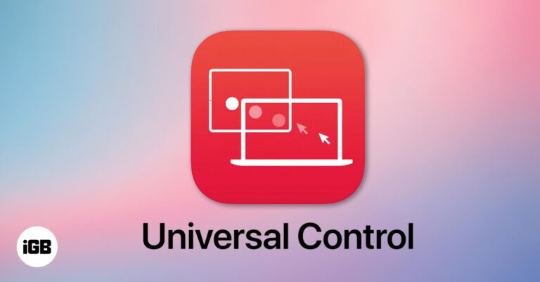 What is apple universal control