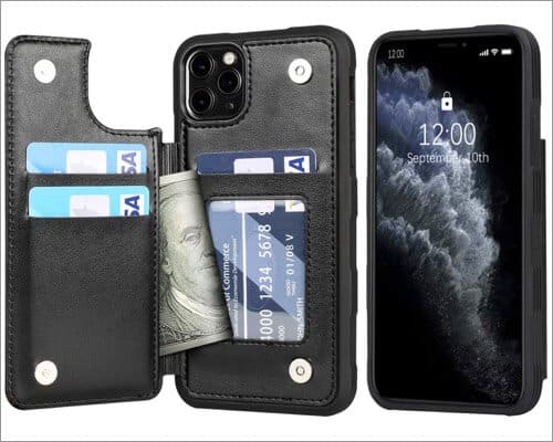 arae pu leather case for iphone 11 pro max