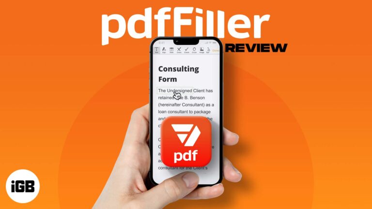 Pdffiller pdf editor app for iphone and mac review