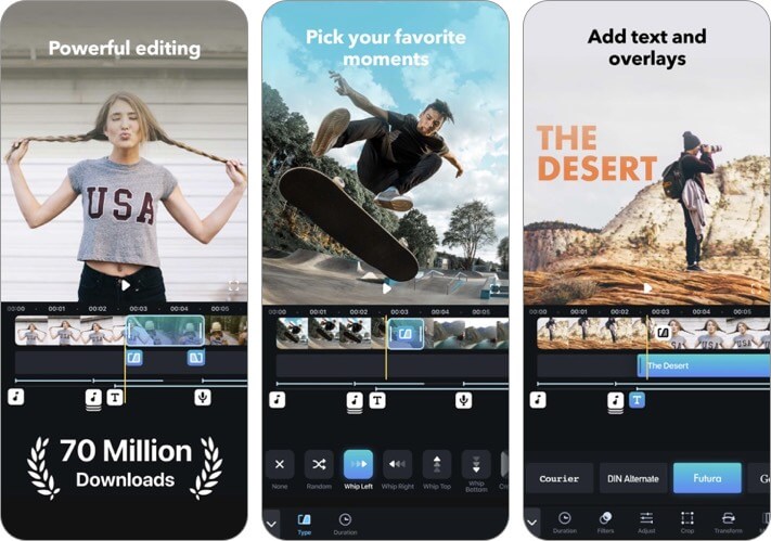 splice iphone and ipad video editing app screenshot