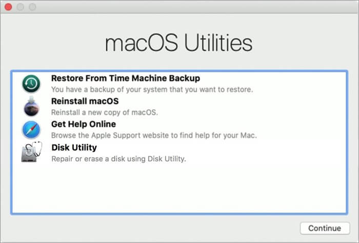 Use Mac in Recovery Mode