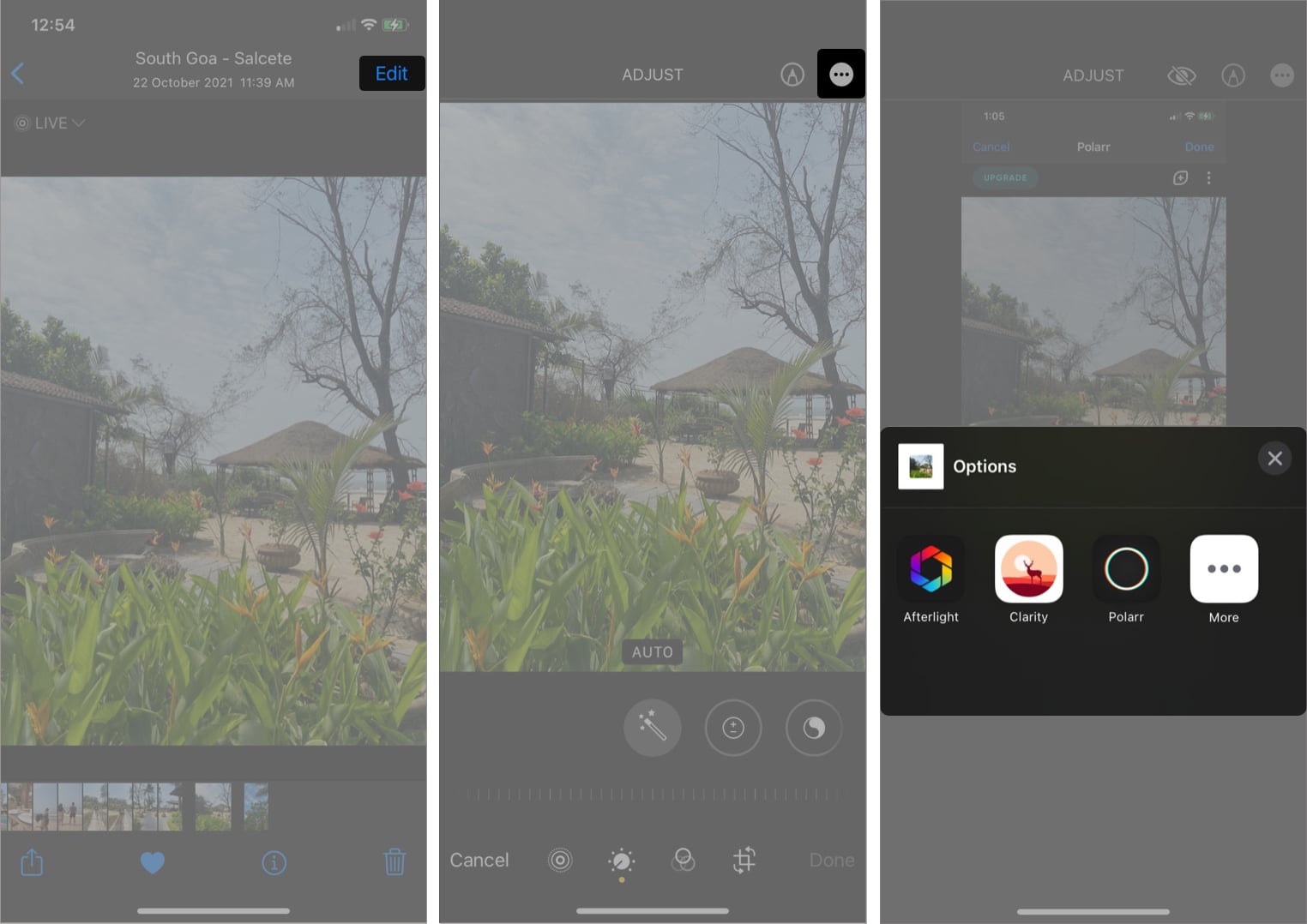 Add third-party extensions in the Photos app