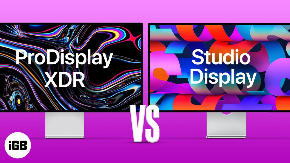 Apple studio display vs pro display xdr