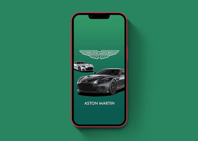Aston Martin car wallpaper for iPhone