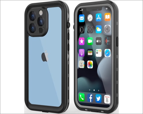 Dewfoam Design for iPhone 13 Pro Max Waterproof Case