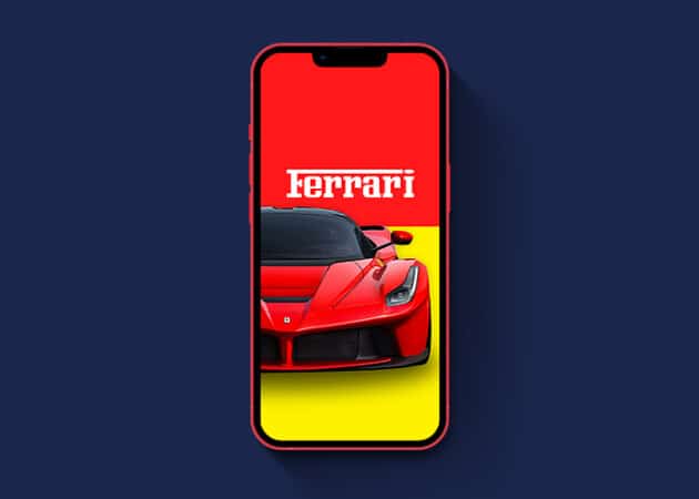 Ferrari car wallpaper iPhone