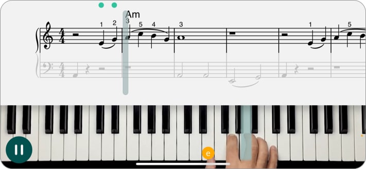 Learn piano with Skoove AI