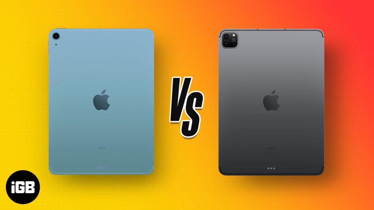M1 ipad air 2022 vs m1 ipad pro 2021