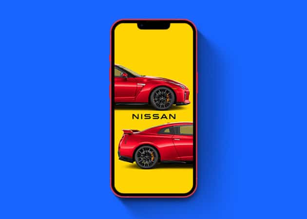 Nissan car wallpaper for iPhone