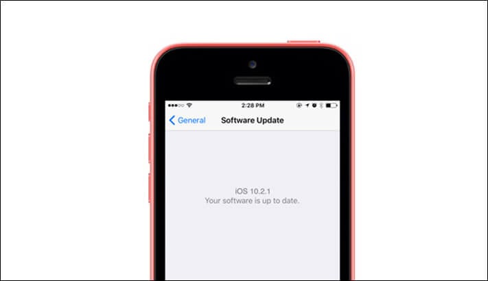 No ios upgrade in iphone
