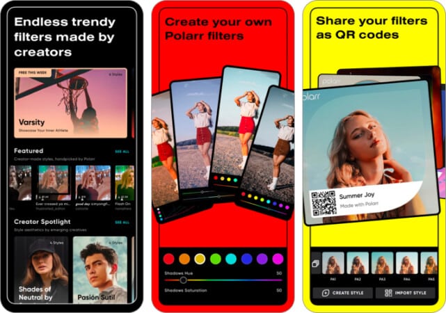 Polarr Photo Editing iPhone app
