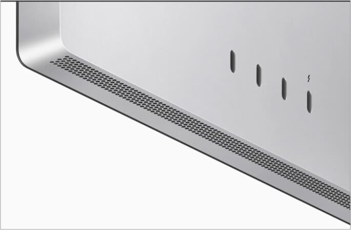 Ports and connectivity of Apple Studio Display