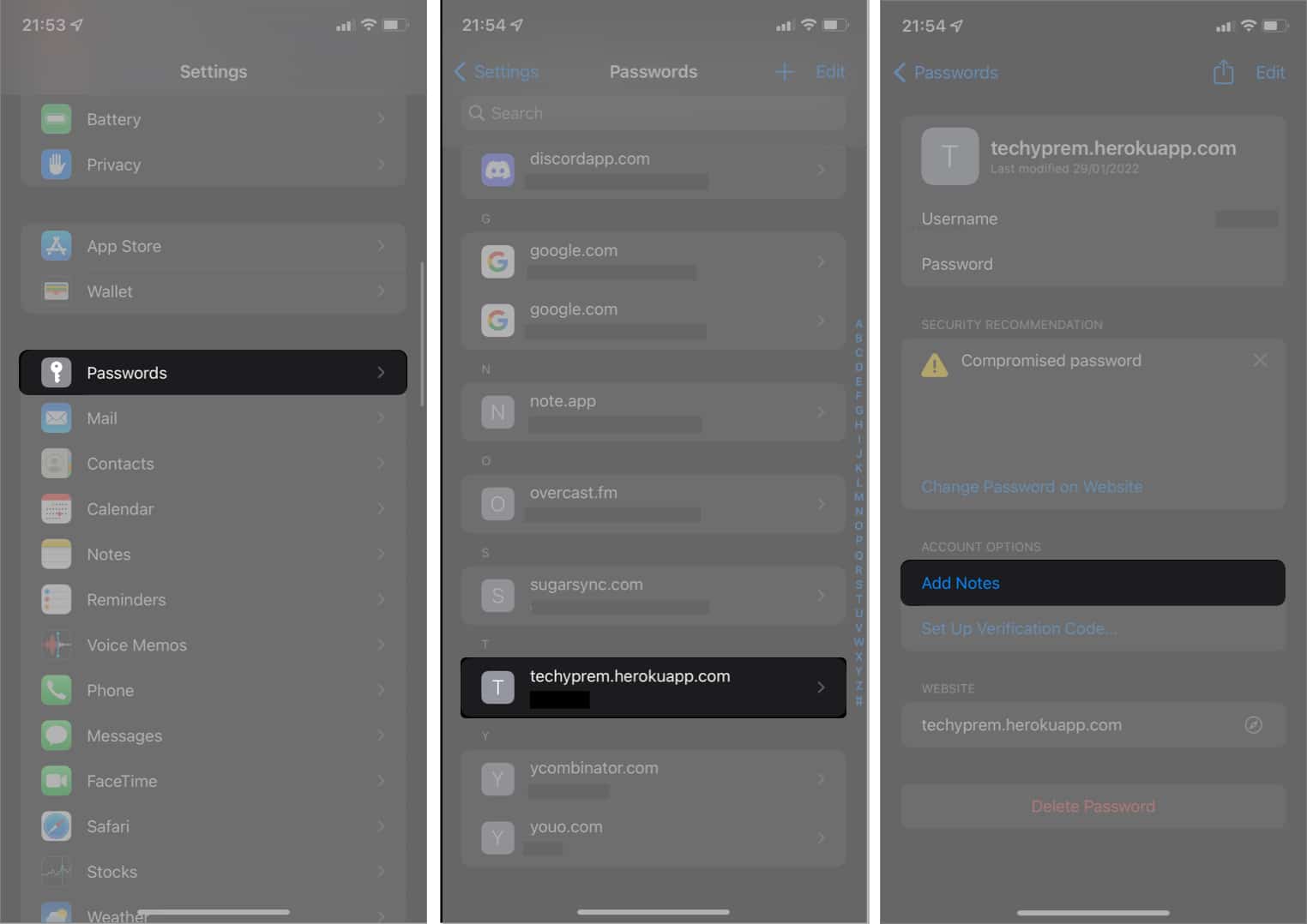 How to add notes to iCloud Keychain entries on iPhone and iPad  - 71
