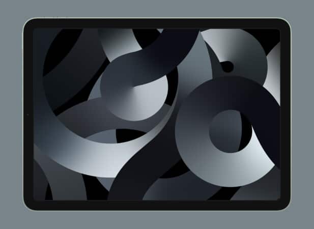 Space Gray iPad Air 5 2022 wallpaper