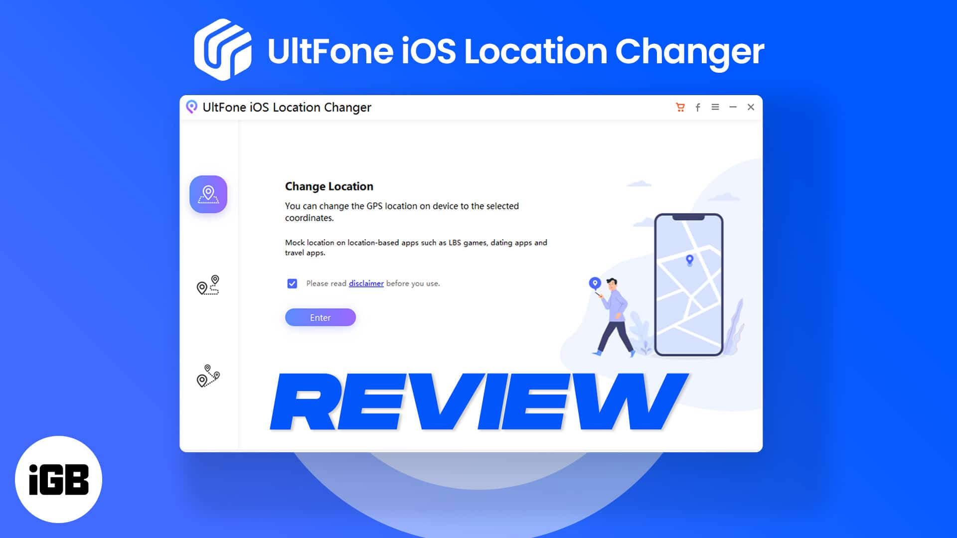 Ultfone ios location changer